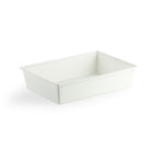 Mistral Multi-Purpose Plastic Storage Bin - 17" - White-Made from 100% recyclable polyprolelene(PP)