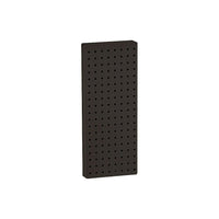 Azar Displays 20" x 8" Pegboard 1-Sided Wall Panel, Solid Black, 2 Pack-For use with flat surface