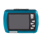 Polaroid iSO48 Waterproof 16MP 4x Optical Zoom Digital Camera - Teal-1 year limited warranty