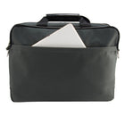 Vangoddy Laptop Shoulder Bag 15" - Grey/Black-Biggest compartment fits laptop up to 15.6 in