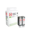 TRU RED Canon PGI-220BK (2945B001) Black Remanufactured Standard Yield Ink Cartridge - 2 Pack-Contains two black standard yield cartridge