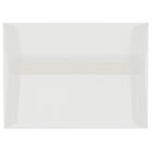 JAM Paper 4bar A1 Envelopes, 3.63 x 5 1/8, Translucent Vellum Clear, 50 Pack (900797921I)-Clear translucent envelope