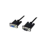 StarTech 1M Black Db9 Rs232 Serial Null Modem Cable , F/M-Cable Type: Serial