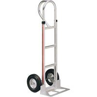 Magliner Knocked Down Hand Truck, P-Handle Handle, Aluminum, 52" Height, 500 Lbs. Capacity-Capacity: 500 lbs.