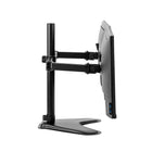 Fellowes Professional Series Freestanding Dual Horizontal Monitor Arm (8043701)-Freestanding design allows dual monitors to be used in spaces that do not allow a clamp or grommet mount