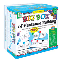 Carson Dellosa Big Box of Sentence Building-250 colour-coded puzzle pieces (approx. 2" x 2")