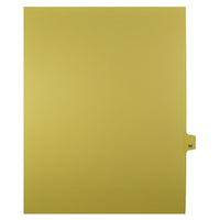 Mark Maker Legal Exhibit Index Tab Buff Single Tabs, 1/25th Cut, Letter Size, No Holes, Number 92, 25 Pack-Buff Single Tabs, 1/25th Cut