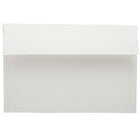 JAM Paper A9 Foil Lined Envelopes, 5.75 x 8.75, White with Ivory Lining, 250 Pack (532412546H)-Blank interior for personalized message