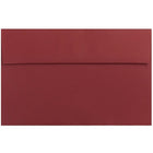 JAM Paper A10 Invitation Envelopes, 6 x 9.5, Dark Red, 250 Pack (157468H)-Red dark base envelope