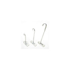 Wamaco 6" Slatwall Safety Hook, Chrome, 20 Pack-Slatwall fixture designed to secure hanging products from falling