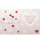 Rosedale Gold Greeting Cards/Envelopes - Happy Valentine's Day Granddaughter - Juvenile - 5-1/2" x 8" - 6 Pack-Contains glitter or foil embellishments