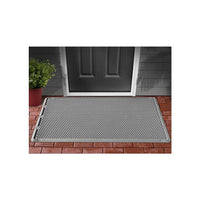 WeatherTech OutdoorMat Door Mat for Home and Business, 48" x 30", Grey-High quality out door mat featuring cones to remove debris from your footwear