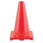 Champion Sports Vinyl Cone, 12", Orange, 3 Pack (CHSC12OR)-Create an obstacle course, mark boundaries, or practice agility