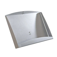 Azar Displays H Steel Brochure Shelf for Freestanding Unit (300273-SLV)-Steel