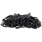 JAM Paper Rubber Bands, #33 Size, Black Rubberbands, 300/Pack (333RBblg)-100 Rubber Bands per Pack