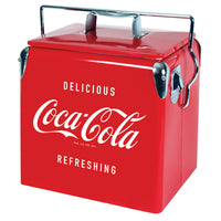 Coca-Cola Vintage Ice Chest, 13L-Official Coca-Cola design