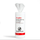 Staples Screen Cleaning Wipes - 100 Pack-Screen cleaning wet wipes clean without damaging sensitive electronics