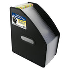 C-Line 13-Pocket Vertical Expanding File (CLI58810)-Cut-outs on each side make for easy transport.