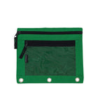 Merangue 3 Ring Binder Pouch, Exterior Mesh Pocket - 12 Pack-10" x 1/4" x 6".