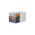 Davis Group QuickFit Angle 2" 3-Ring Ledger Size Binder - White-3 locking rings