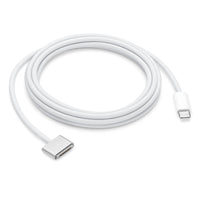 Apple 6.56' USB Type-C to MagSafe 3 Charging Cable - Male to Male - White-Use this charge cable to pair it with a compatible USB Type-C power adapter to conveniently charge your MacBook Pro