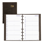 Blueline NotePro Telephone/Address Book, 8" x 5", Black, Trilingual-Space to record name, telephone, fax, cell, pager and e-mail addresses