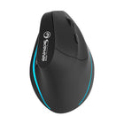 Marvo M703W Wireless 2.4Ghz, 2400DPI with Rechargeable Battery, Blue LED light, Right-Handed Ergonomic Gaming Mouse-Enhanced control for palm and claw grip styles