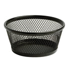 Eldon Rolodex Paper Clip Holder - Mesh - Black-Jumbo size offers a large storage capacity