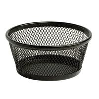 Eldon Rolodex Paper Clip Holder - Mesh - Black-Jumbo size offers a large storage capacity