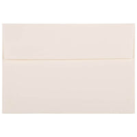 JAM Paper A8 Invitation Envelopes, 5.5 x 8.125, Strathmore Natural White Laid, 1000 Pack (75134B)-Natural white