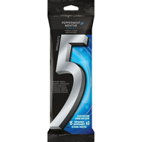 Wrigley 5 Gum Peppermint Cobalt Sugar-Free Chewing Gum - 3 Pack-Intense burst of Cooling Peppermint flavour