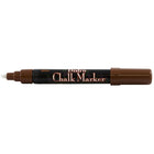 Marvy Uchida Broad-Point Liquid Chalk Markers - Erasable - Dustless - Brown - 2 Pack-These versatile chalk markers can be used on any non-porous surface such as: Whiteboards, Light boards, Chalkboards, Windows, Windshields, and more!