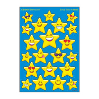 TREND enterprises, Inc. Emoji Stars Stinky Stickers - Assorted Sizes-Self-adhesive, scented stickers for motivation, reward, and craft activities