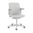 Humanscale Path Task Chair - Gray Frame/Vapor Ecoknit-Fishing nets and plastic containers collected from the ocean are used to create material that is used in the structural components throughout this chair