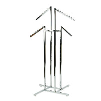 Can-Bramar 4-Way Rack with Slanted Arms, Chrome (R14)-Adjustable and interchangable arms
