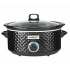 Brentwood Select Slow Cooker 7 Qt - Black-3 Heat Settings: High, Low, Warm
