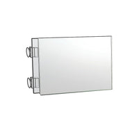 Azar Two-Sided Acrylic Sign Holder With Suction Cup Grippers, 11" x 8.5", 10 Pack (106689)-Sign Holder