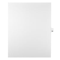 Mark Maker Legal Tabs - Letter Size - White - 1/25th cut - 25 tabs per package - 5 packages Pack - Number 138-White Single Tabs
