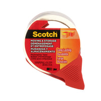 Scotch Storage Packaging Tape - Long Lasting - 1.88" W x 38.2 yd L (48 mm x 35 m) (3650S-RD-ESF)-Strong, secure, solvent-free acrylic adhesive