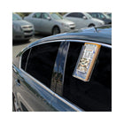 Azar Displays Tri-Fold Size Hanging Brochure Holder, 10 Pack (252340)-Made from crystal styrene