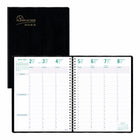 Blueline Dec 2022 - Dec 2023 Planifi-Action Weekly/Monthly Planner - Black - 11"H x 8-1/2"W - French-7-day planner with a monthly planner before each month. Weekday appointment schedule from 7:00 a.m. to 8:30 p.m. in 30-minute intervals