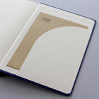 Letts Icon Plan Forever 12 Month Perpetual Diary - 7 5/8" x 5" - Navy-Ribbon page marker