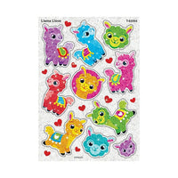 TREND enterprises Inc. Llama Llove Sparkle Stickers - Assorted Sizes - 20 Pack-Self-adhesive decorative stickers for motivation, reward, and craft activities