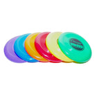 Champion Sports Plastic Frisbee Set, Assorted, 6 Pack (CHSFD125)-For competitive or recreational game of frisbee