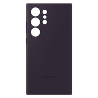 Samsung Silicone Case For Galaxy S24 Ultra - Dark Violet-Colour: Dark Violet