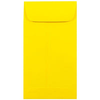 JAM Paper #7 Coin Envelopes, 3 1/2 x 6 1/2, Brite Hue Yellow, 500 Pack-Coin Envelopes