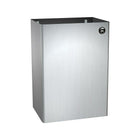 ASI Surface-Mounted Waste Receptacle, 12 Gallon-Waste receptacle 12 gallon capacity