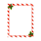 Geographics Candy Stripes Letterhead - Red Foil - 8.5" x 11" - 40 Pack-8.5" x 11"