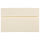 JAM Paper A10 Invitation Envelopes, 6 x 9.5, Strathmore Ivory Wove, 1000 Pack (900849930B)-Ivory
