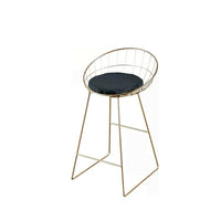 Plata Import Kylie Bar Stool, Gold, 2 Pack (BS-8321-G-S2)-Bar Stool